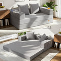 COMAX Futon Sofa Bed, 4‑in‑1 Convertible Sofa Bed, Folding Boneless Couches by COMAX