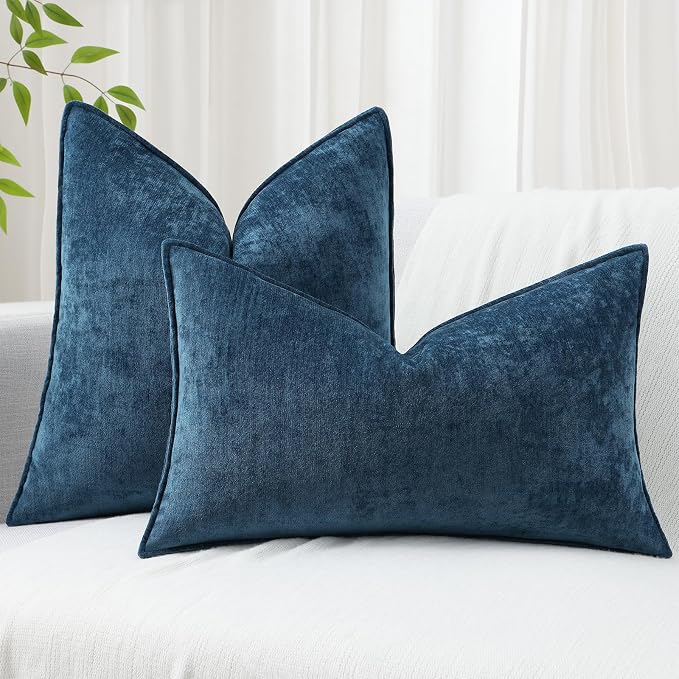 decorUhome Summer Couch Euro Sham Throw Pillow Covers 22x22 Set of 2, - Image 4