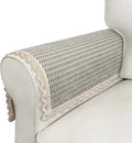 Couch Arm Cover, Sofa Arm Covers, Non-Slip Lace Armrest Covers, by Becoolifer