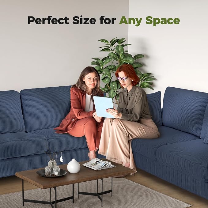 Kidirect 70in U Shaped Couch, Modular Sofa No Tool Assembly, Comfy Sectional - Image 9