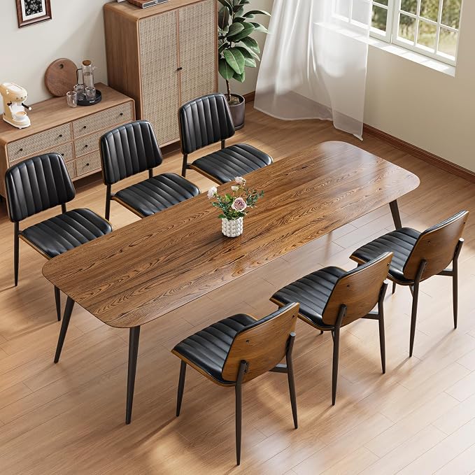 YaFiti Dining Chairs Set of 4, Mid Century Modern Dining Room Kitchen Chairs - Image 3