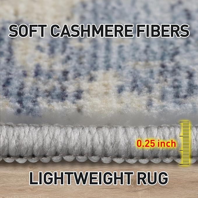 8x10 Area Rugs Washable Rug: Large Modern Abstract Living Room Rug Soft - Image 7