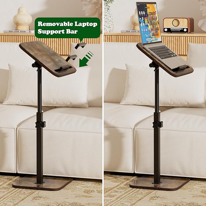 360° Swivel Sofa Side Table for Couch - Image 5