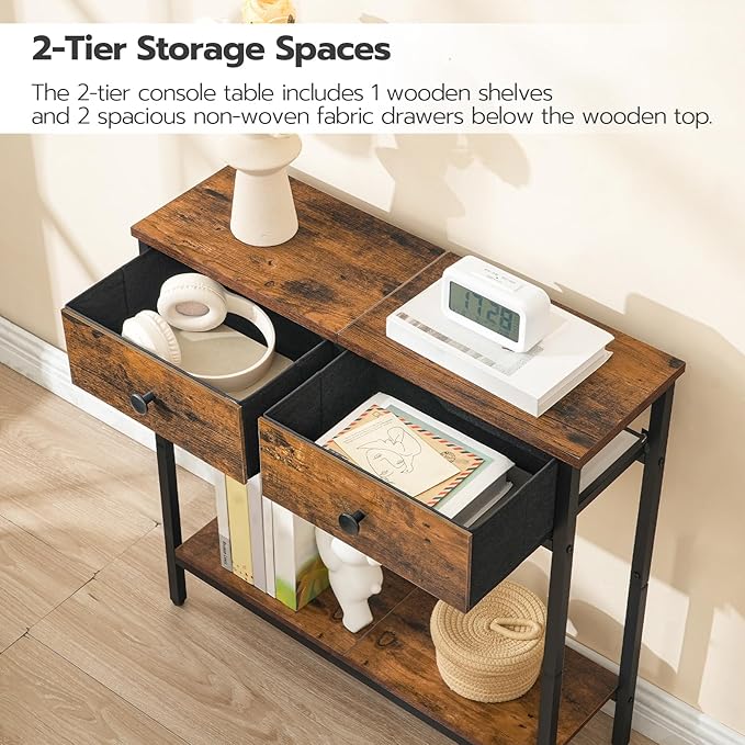 HOOBRO 29.5" Narrow Console Table - Image 5