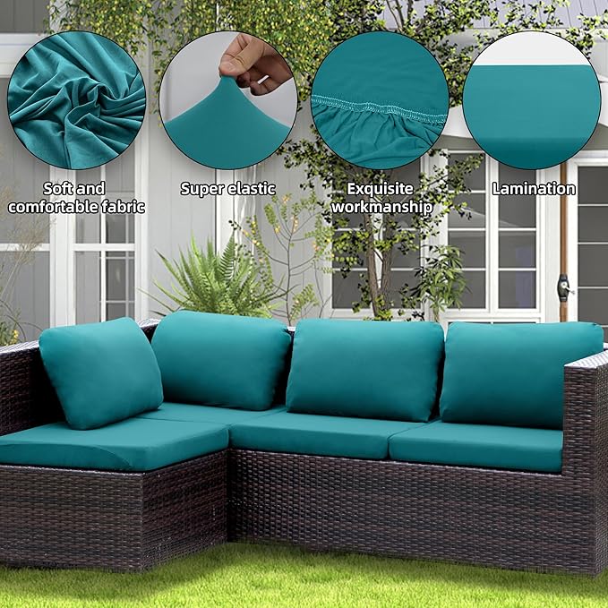 Outdoor Cushion Covers Set, Replacement - Image 3