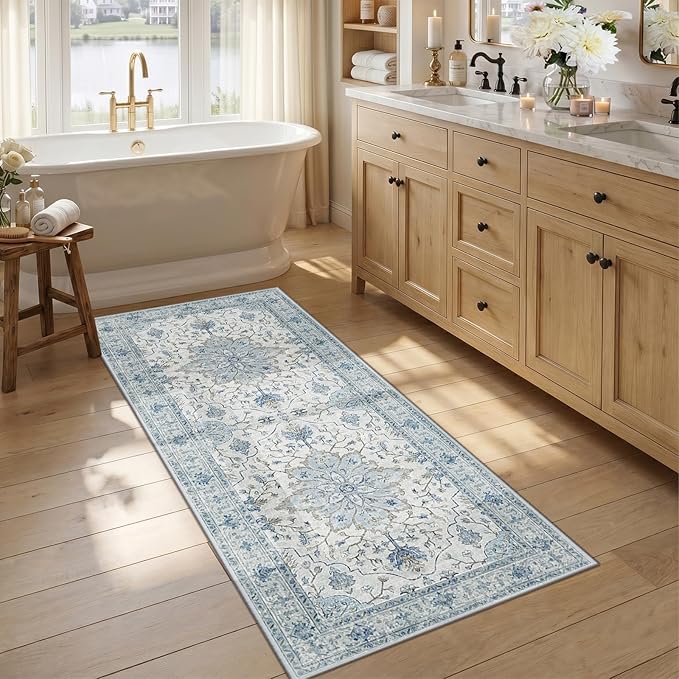 RELEANY Area Rugs 2'6"x5' Runner Rug Non Slip Washable by RELEANY