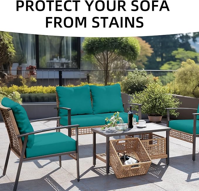Outdoor Cushion Covers Set, Replacement - Image 4