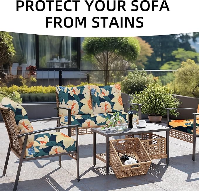 Outdoor Cushion Covers Set, Replacement - Image 4