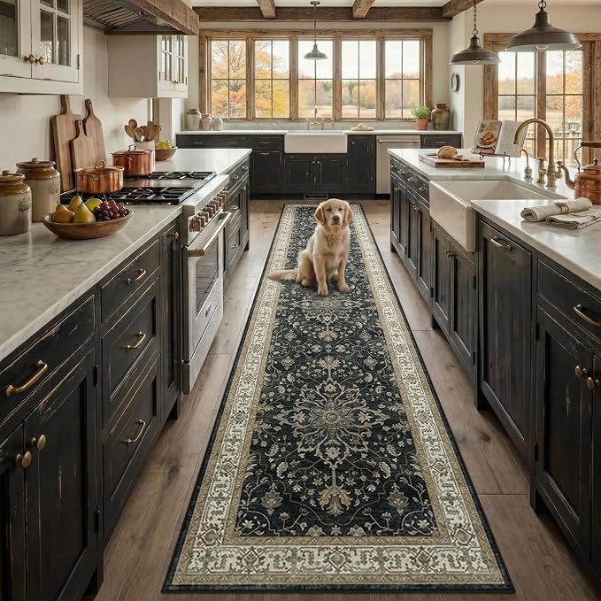 RELEANY Area Rugs 2'x10' Runner Rug Non Slip Washable by RELEANY