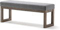SIMPLIHOME Milltown Large Ottoman Bench by SimpliHome