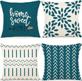 YCOLL Pillow Covers 18x18 Set of 4, Modern Sofa Throw Pillow Cover, Decorative by PillowCoversExpert