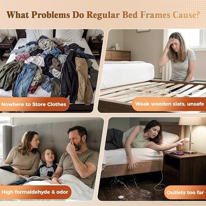 PRAISUN Bed Frame King Size - Image 8