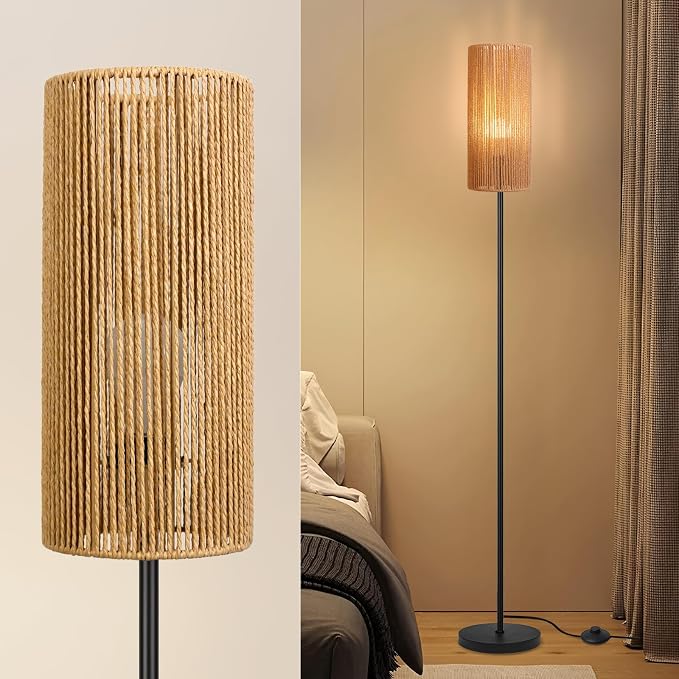 Ruiever Floor Lamp for Living Room, Farmhouse Floor lamp, Modern Standing lamp - Image 5