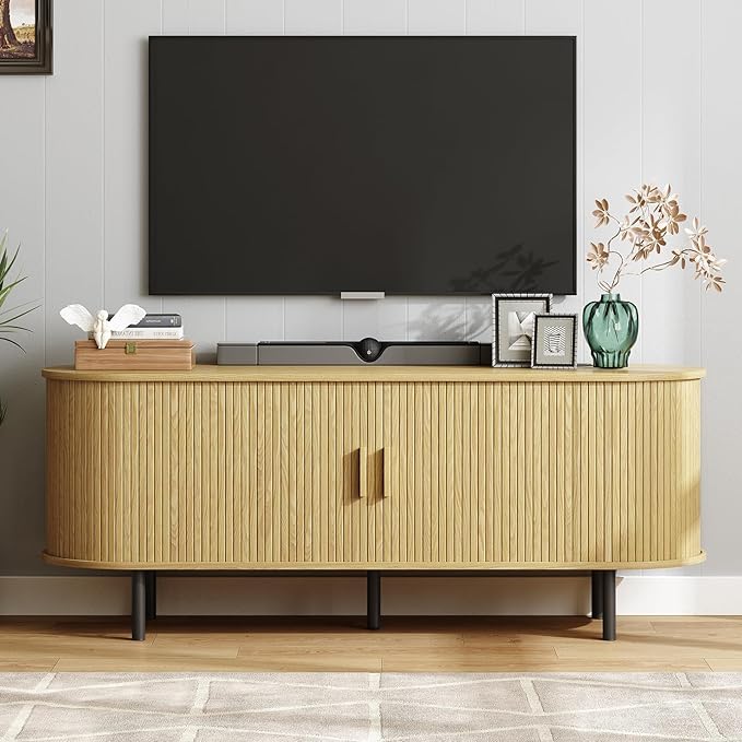 ONBRILL 55" TV Stand with Power Outlet by ONBRILL