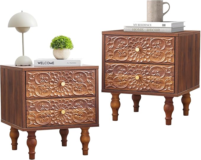 Nightstand, Farmhouse Bedside Table - Image 8