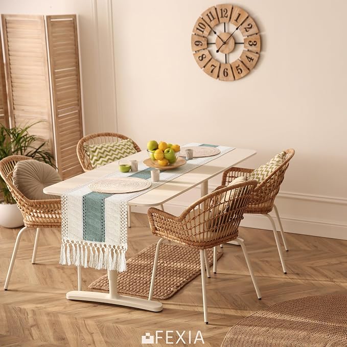 FEXIA Sage Green Table Runner 48 Inches Long - Image 7