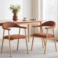 DUMOS Dining Chairs Set of 2, Linen Fabric Upholstered Kitchen Side Chairs by DumosLifestyle