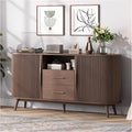 JOINICE 63" Fluted Storage Cabinet by Joinice