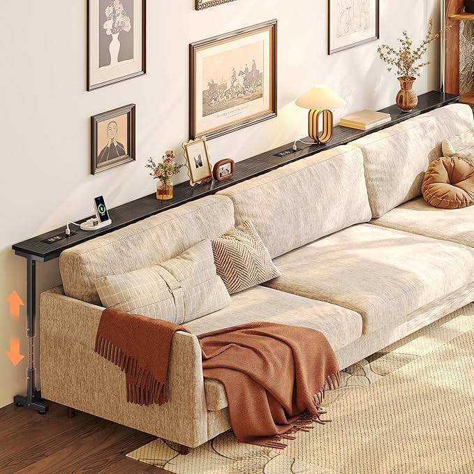 Huuger 110.2 Inch Behind Couch Table by Huuger