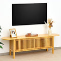 Bamboo TV Stand for TVs up to 65", Accent Entertainment Center by MordchilHF