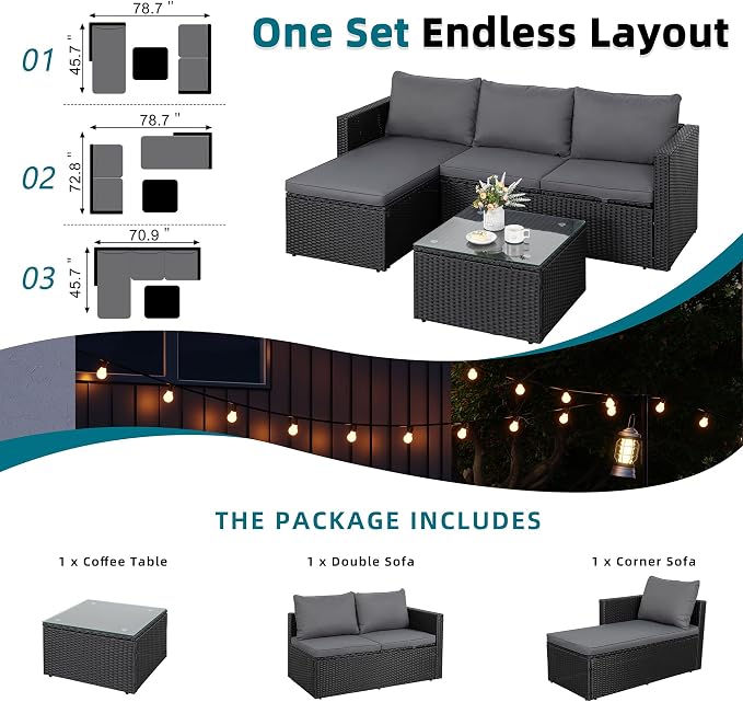 SUNLEI Patio Furniture Set - Image 5