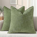 decorUhome Summer Couch Euro Sham Throw Pillow Covers 24x24 Set of 2, by decorUhome