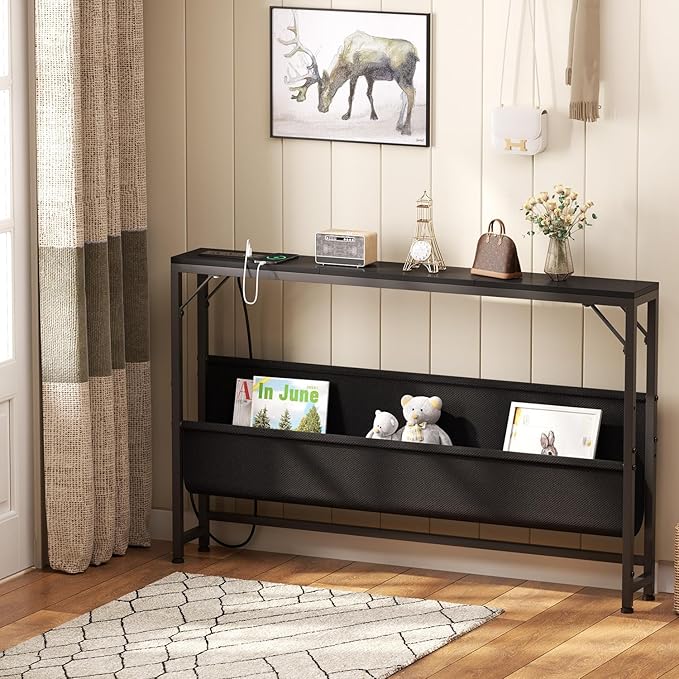 Asgolion 47.2'' Skinny Console Table - Image 5