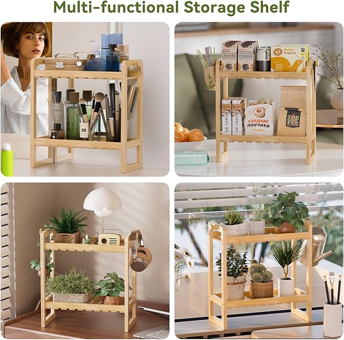 AmazerBath Bamboo Over The Toilet Storage Shelf - Image 6