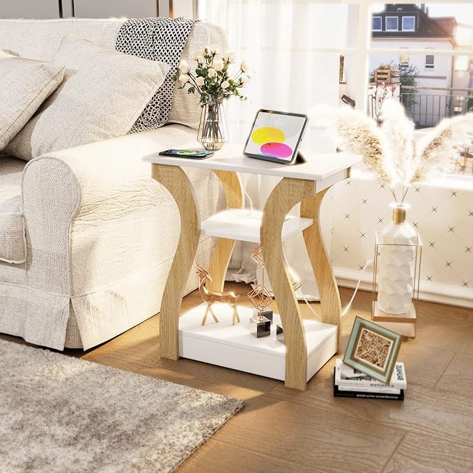 FROMJBEST End Table Set of 2 - Image 2