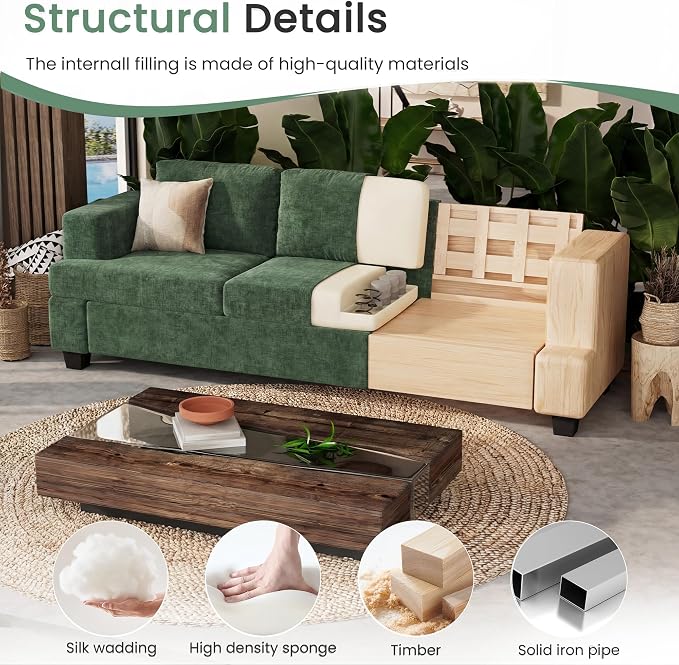 YOUDENOVA Sofa, Modern Comfy Couches - Image 6