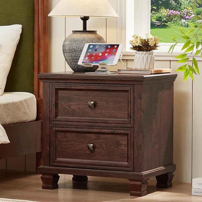 SAVOR LIFE Farmhouse Nightstand by SAVORLIFEFurniture