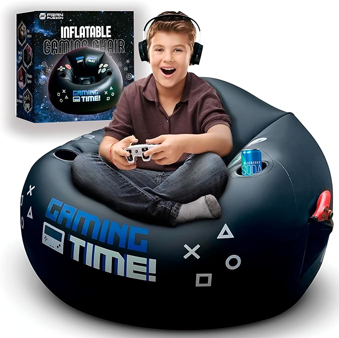 Inflatable Gaming Chair for Kids & Teens by FranFusion