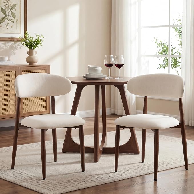 UVV Dining Chairs Set of 8, Metal Kitchen Chairs - Image 3