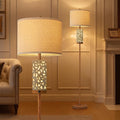 OYEARS 65" Floor Lamp with Night Light, Farmhouse Floor Lampfor Bedroom by OYEARS