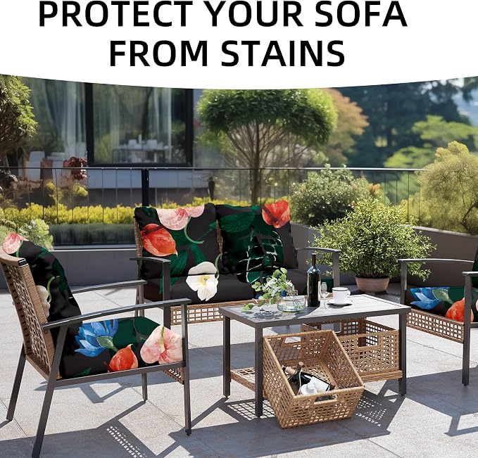 Outdoor Cushion Covers Set, Replacement - Image 4
