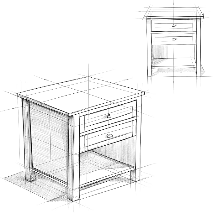 SIMPLIHOME Warm Shaker Solid Wood 24 inch Wide Transitional-Style Bedside - Image 8