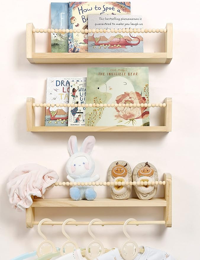 Maxpeuvon Nursery Floating Shelves by Maxpeuvon