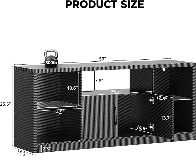 IRONCK TV Stand for TVs 65 inch - Image 3