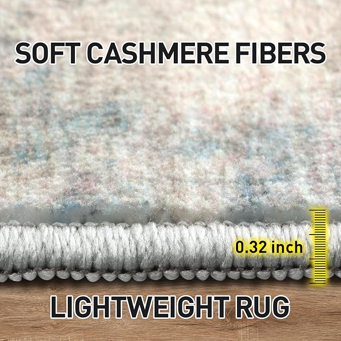 6x9 Area Rugs Washable Rug: Large Modern Abstract Living Room Rug Soft - Image 6