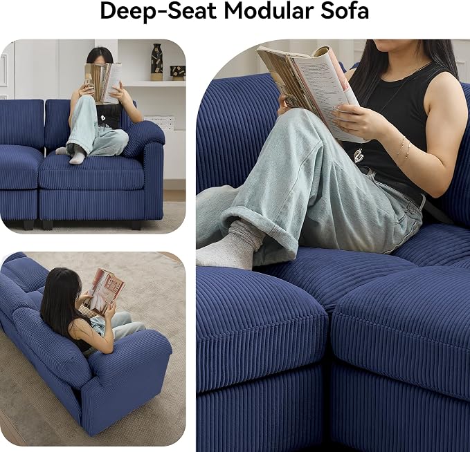 87'' U-Shaped Sectional Sofa - Image 6