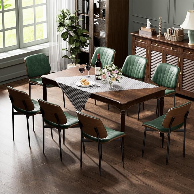YaFiti Dining Chairs Set of 2, Dining Room and Kitchen Chairs, Mid Century - Image 7