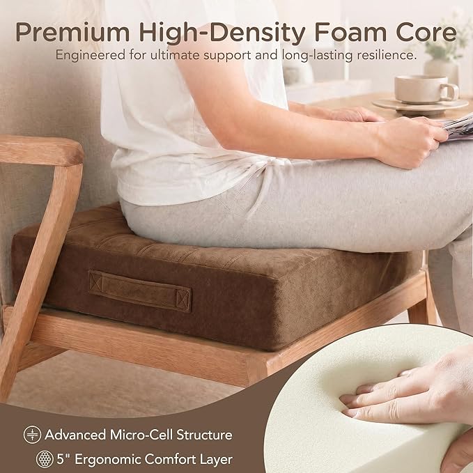 Codi Thick Replacement Couch Cushions 2 Sets, Upholstery Foam - Image 2