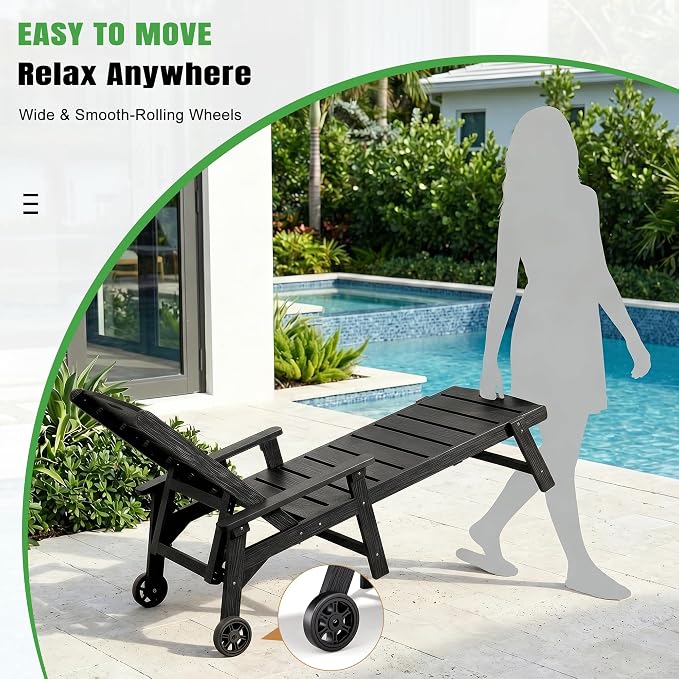 Outdoor Lounge Chair Set of 4 - Image 5