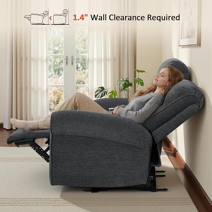 MCombo 87.8" Wall Hugger Power Reclining Sofa - Image 4