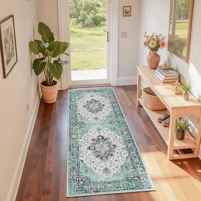 RELEANY Area Rugs 2'x6' Runner Rug Non Slip Washable by RELEANY