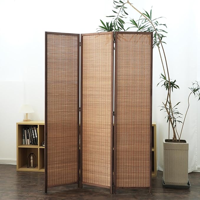 Furnnylane 3 Panel Bamboo Room Divider by Furnnylane