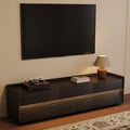 POVISON Fully-Assembled Mid Century Modern TV Stand, 70.87" Entertainment Center by POVISON