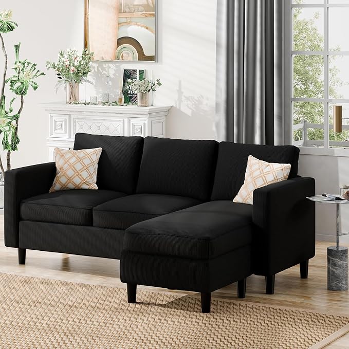 Nuturelly Modern Convertible Sectional Sofa Couch - Image 3