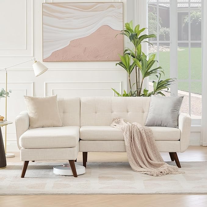 Tbfit L Shaped Couch Sofa, 3 Seater Sofas - Image 3