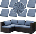 Outdoor Cushion Covers Set, Replacement by SUKAIKEQA